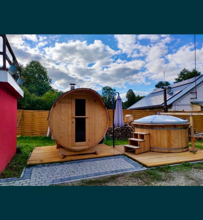 Sauna beczkowa i balia